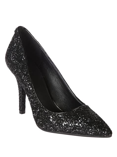 michael kors high heel glitzer